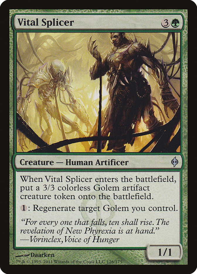 Vital Splicer [New Phyrexia] | Local Legends