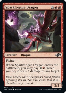 Sparktongue Dragon [Jumpstart 2022] | Golgari Games