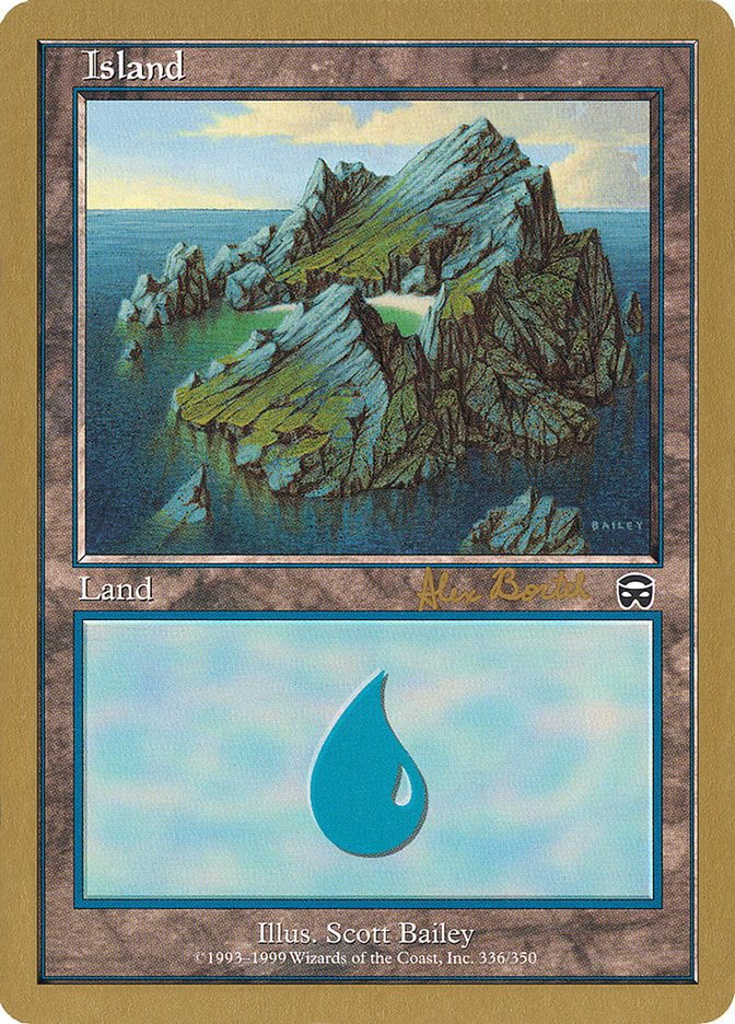 Island (ab336) (Alex Borteh) [World Championship Decks 2001] | Golgari Games