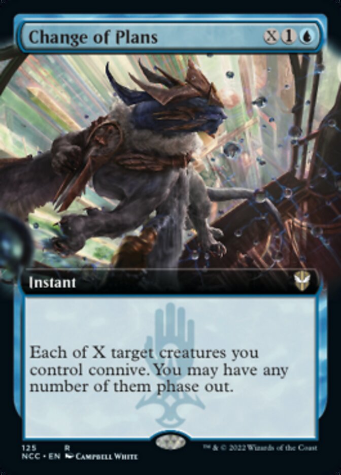Change of Plans (Extended Art) [Streets of New Capenna Commander] | Local Legends