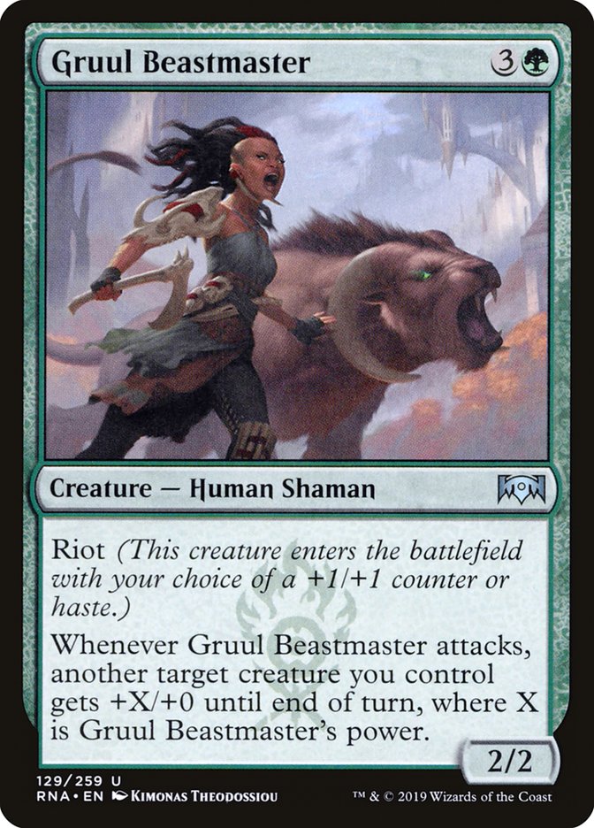 Gruul Beastmaster [Ravnica Allegiance] | Golgari Games