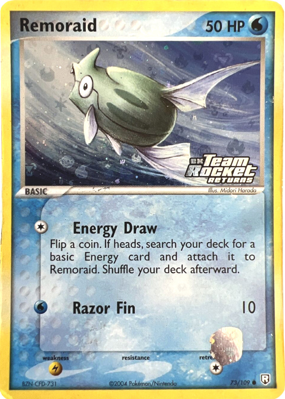 Remoraid (73/109) (Stamped) [EX: Team Rocket Returns] | Local Legends
