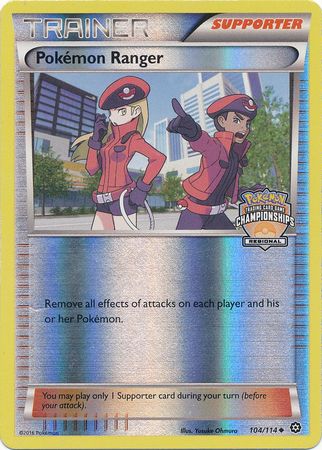 Pokemon Ranger (104/114) (Championship Promo) [XY: Steam Siege] | Golgari Games