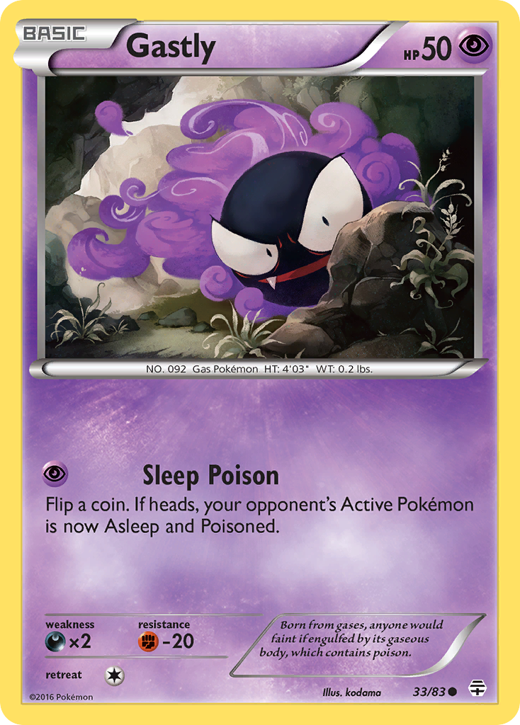 Gastly (33/83) [XY: Generations] | Golgari Games