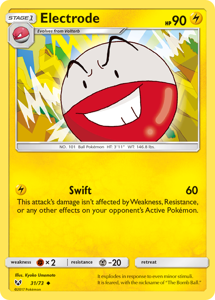 Electrode (31/73) [Sun & Moon: Shining Legends] | Golgari Games