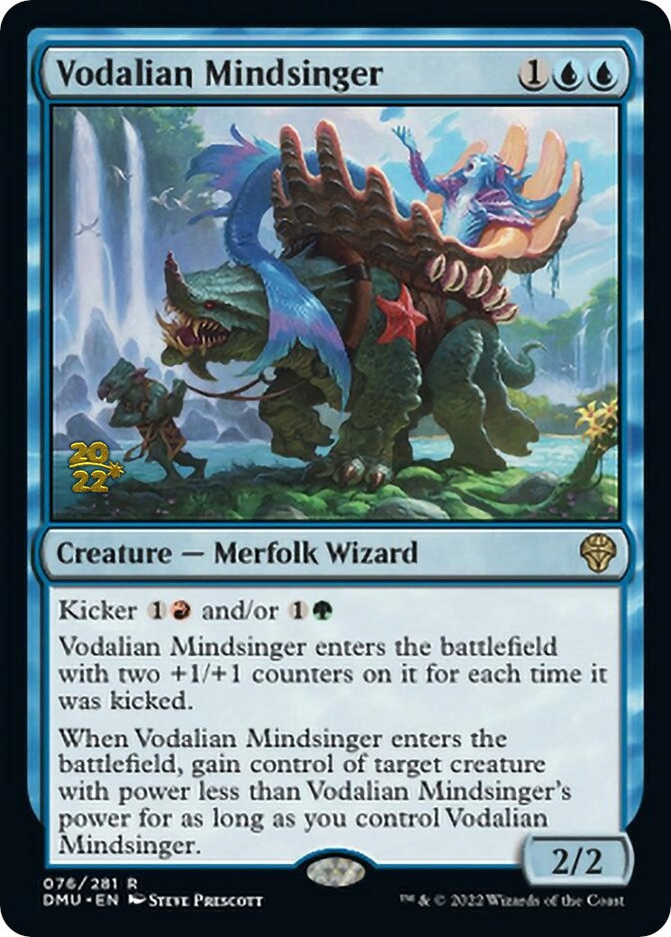 Vodalian Mindsinger [Dominaria United Prerelease Promos] | Golgari Games