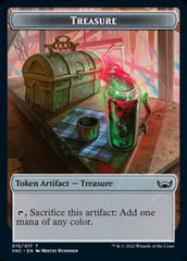 Plant // Treasure (015) Double-sided Token [Streets of New Capenna Commander Tokens] | Local Legends