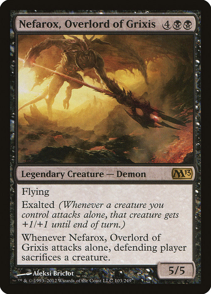 Nefarox, Overlord of Grixis [Magic 2013] | Golgari Games