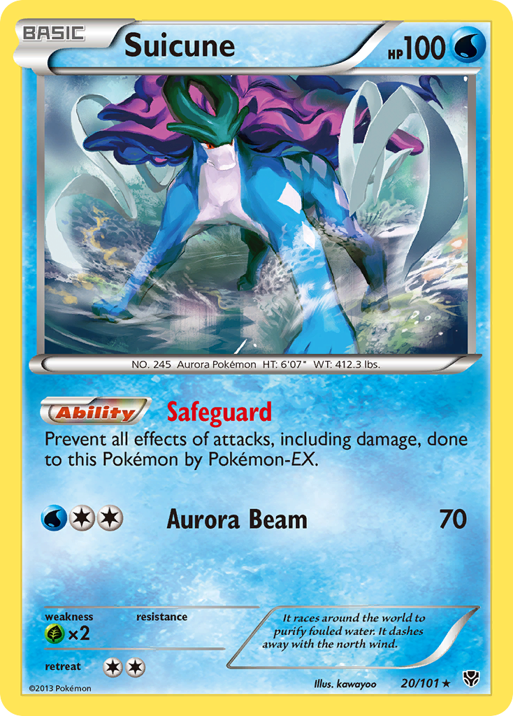 Suicune (20/101) [Black & White: Plasma Blast] | Golgari Games