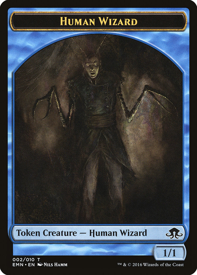 Human Wizard Token [Eldritch Moon Tokens] | Golgari Games