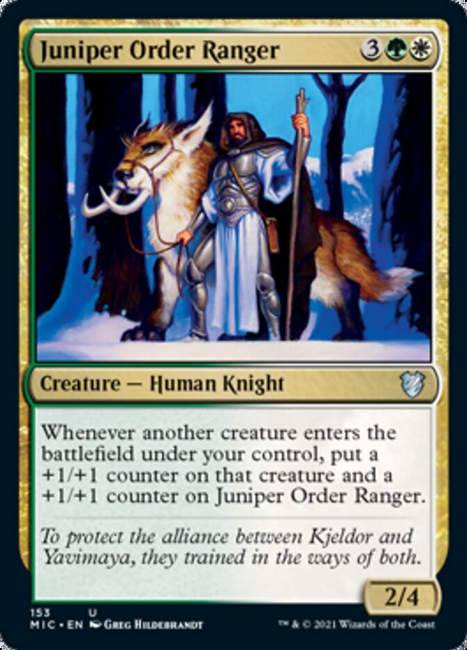 Juniper Order Ranger [Innistrad: Midnight Hunt Commander] | Golgari Games