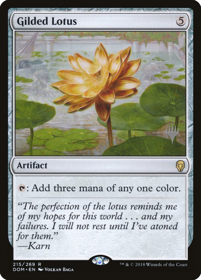 Gilded Lotus (Promo Pack) [Dominaria Promos] | Golgari Games