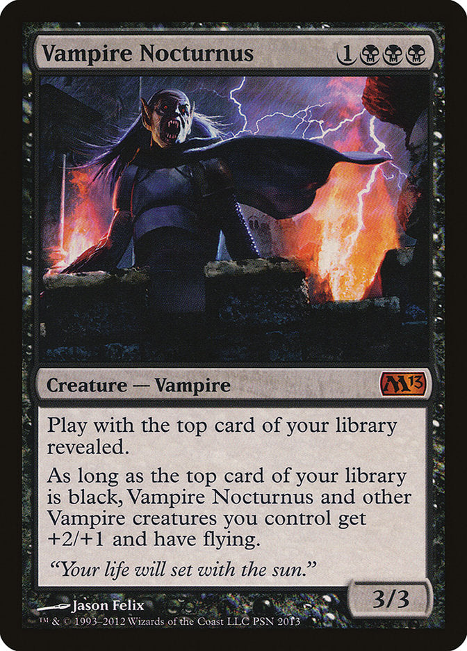 Vampire Nocturnus (Duels of the Planeswalkers Promos) [Duels of the Planeswalkers Promos 2012] | Local Legends