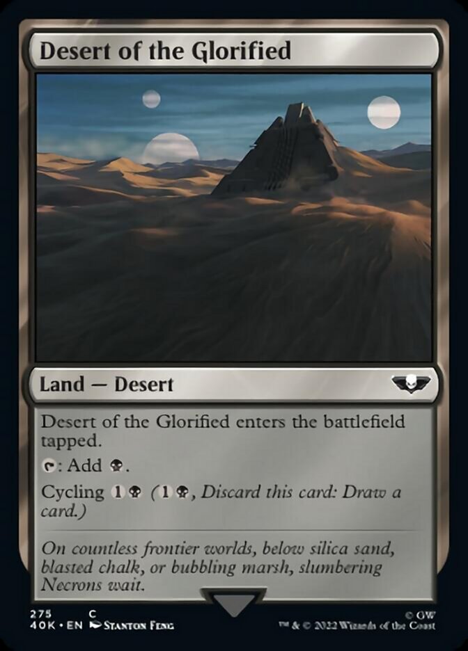Desert of the Glorified (Surge Foil) [Universes Beyond: Warhammer 40,000] | Local Legends