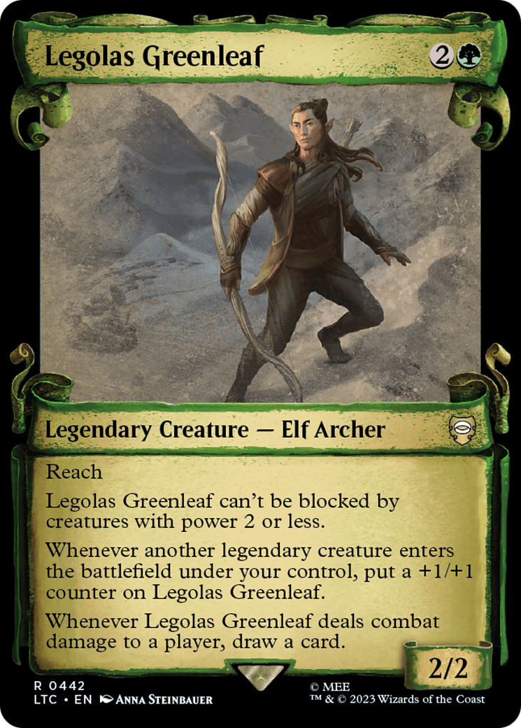 Legolas Greenleaf [The Lord of the Rings: Tales of Middle-Earth Commander Showcase Scrolls] | Golgari Games