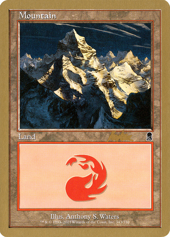 Mountain (bk343) (Brian Kibler) [World Championship Decks 2002] | Local Legends