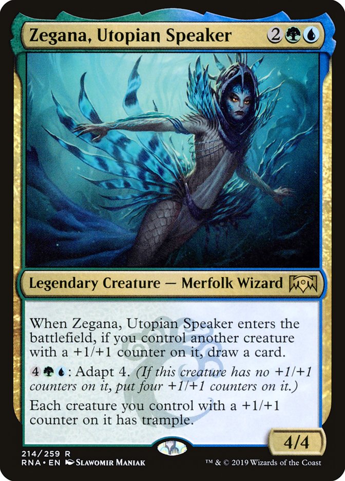 Zegana, Utopian Speaker [Ravnica Allegiance] | Golgari Games