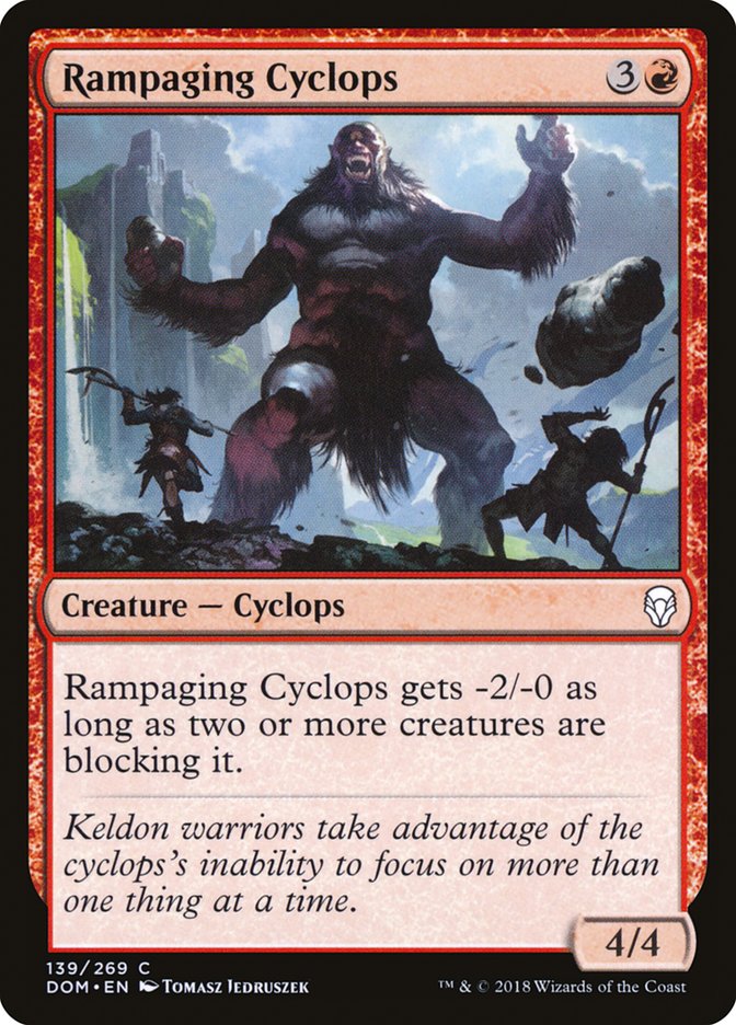 Rampaging Cyclops [Dominaria] | Local Legends