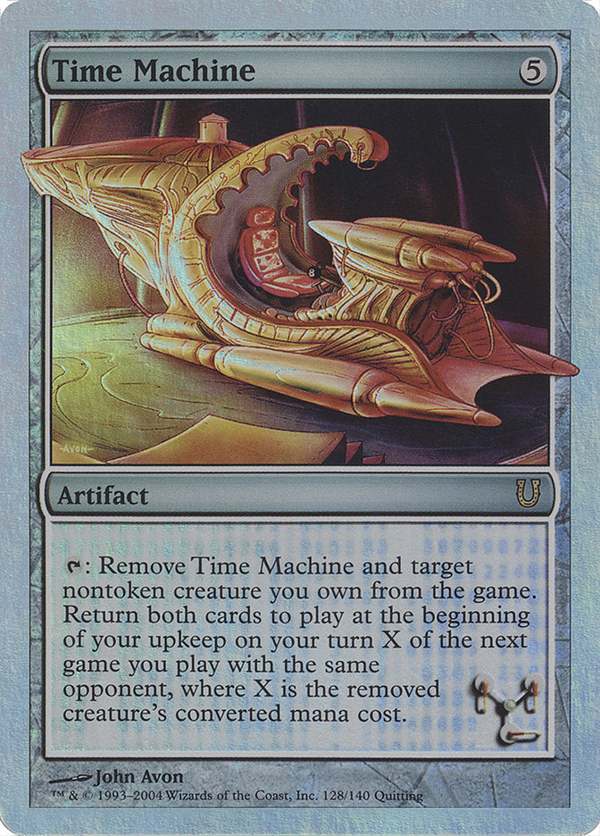 Time Machine (Alternate Foil) [Unhinged] | Golgari Games