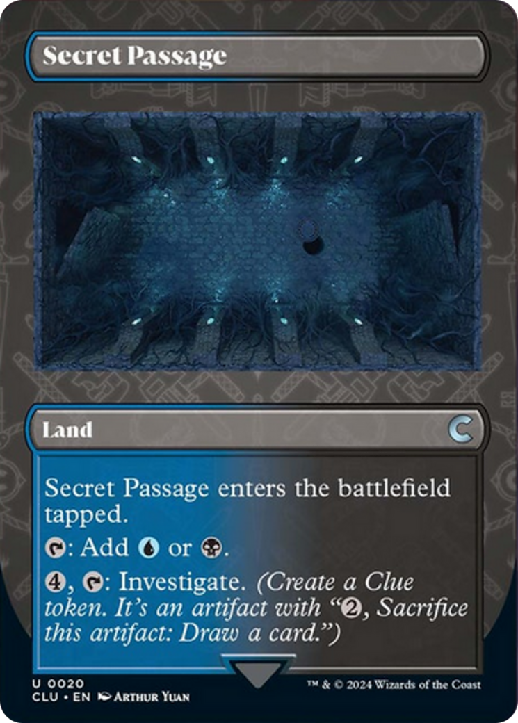Secret Passage (Borderless) [Ravnica: Clue Edition] | Local Legends