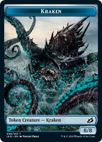Kraken // Human Soldier (003) Double-sided Token [Ikoria: Lair of Behemoths Tokens] | Local Legends