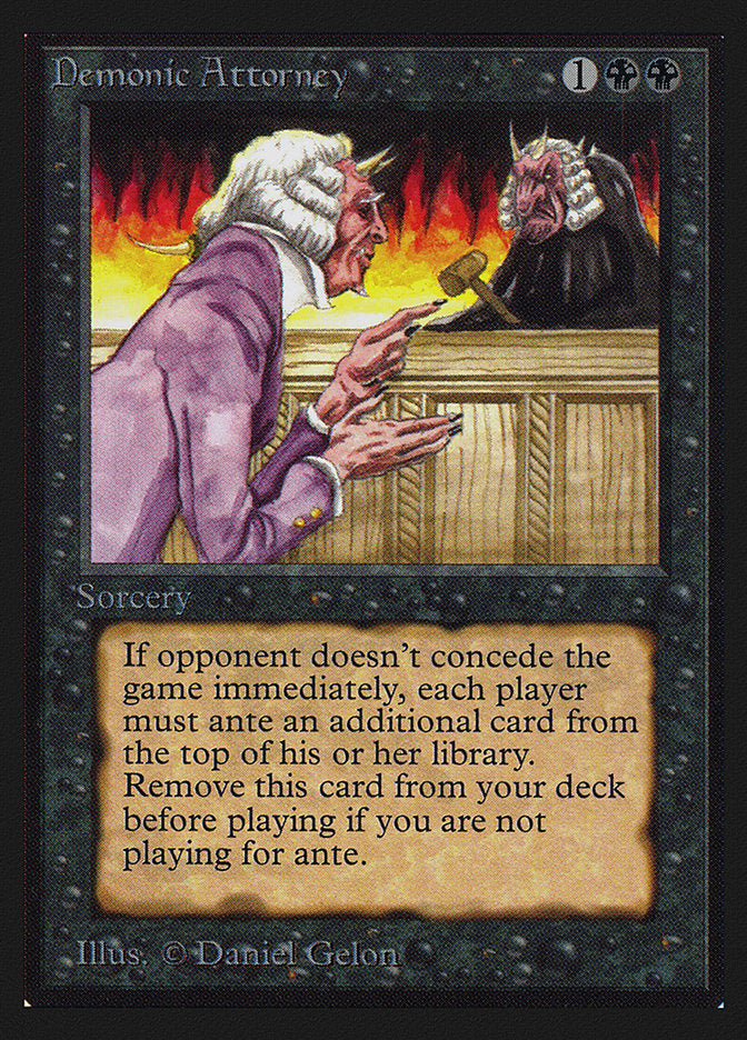 Demonic Attorney [Collectors' Edition] | Golgari Games