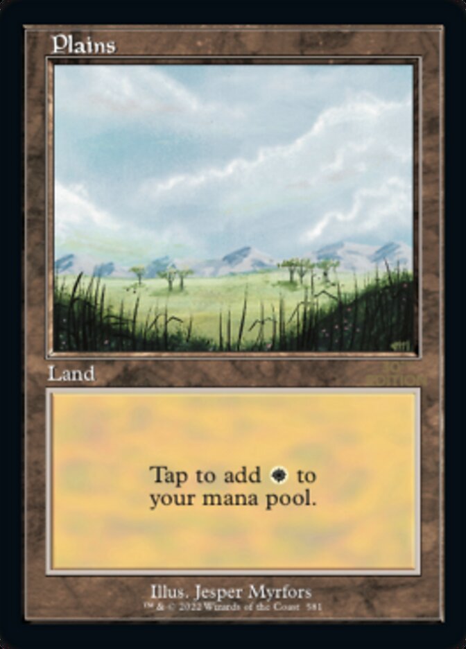 Plains (Retro) (581) [30th Anniversary Edition] | Local Legends