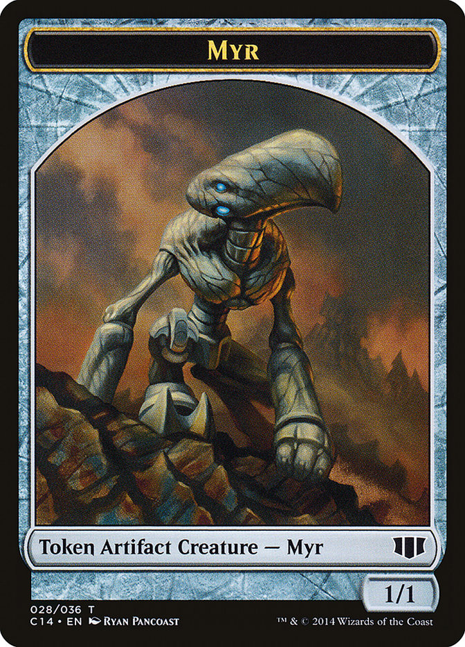 Myr // Pentavite Double-sided Token [Commander 2014 Tokens] | Local Legends