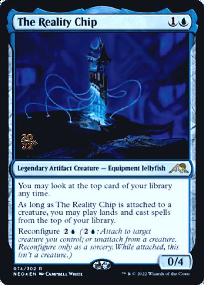 The Reality Chip [Kamigawa: Neon Dynasty Prerelease Promos] | Golgari Games