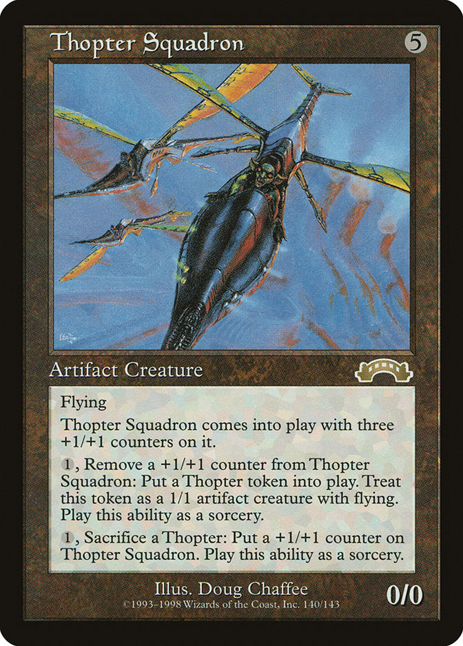 Thopter Squadron [Exodus] | Golgari Games