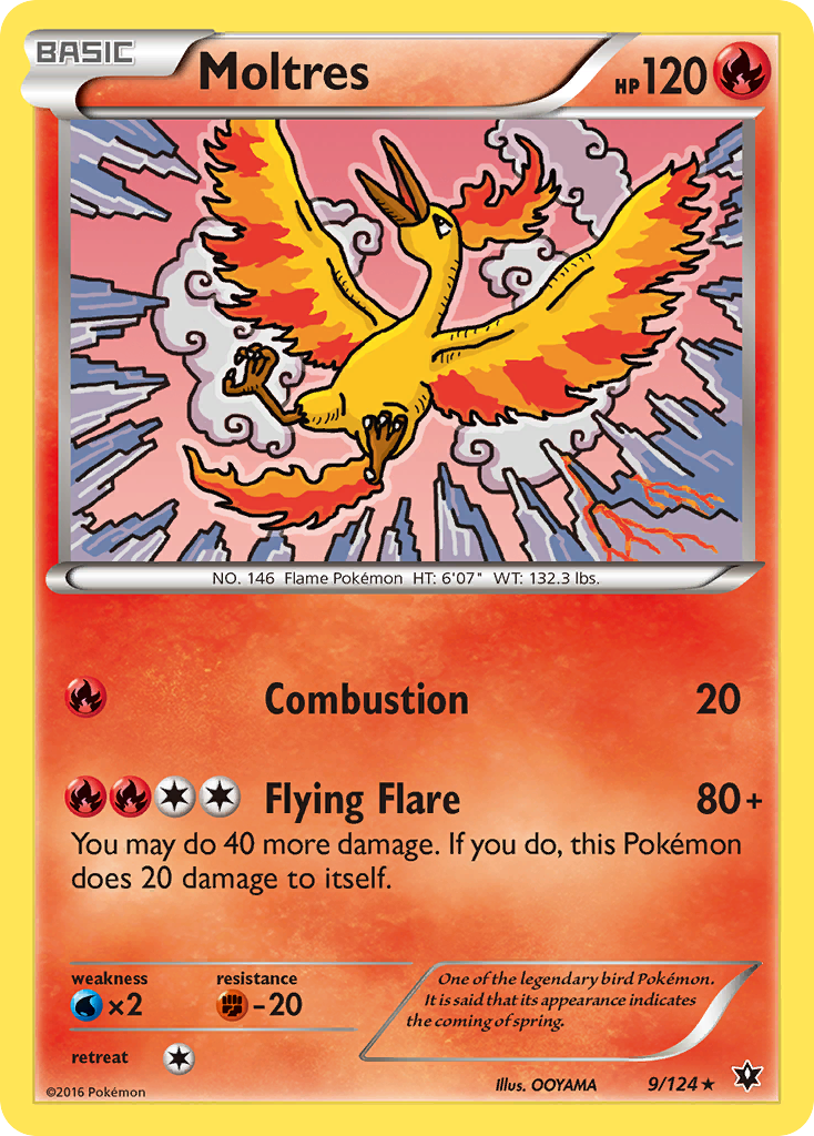 Moltres (9/124) [XY: Fates Collide] | Golgari Games