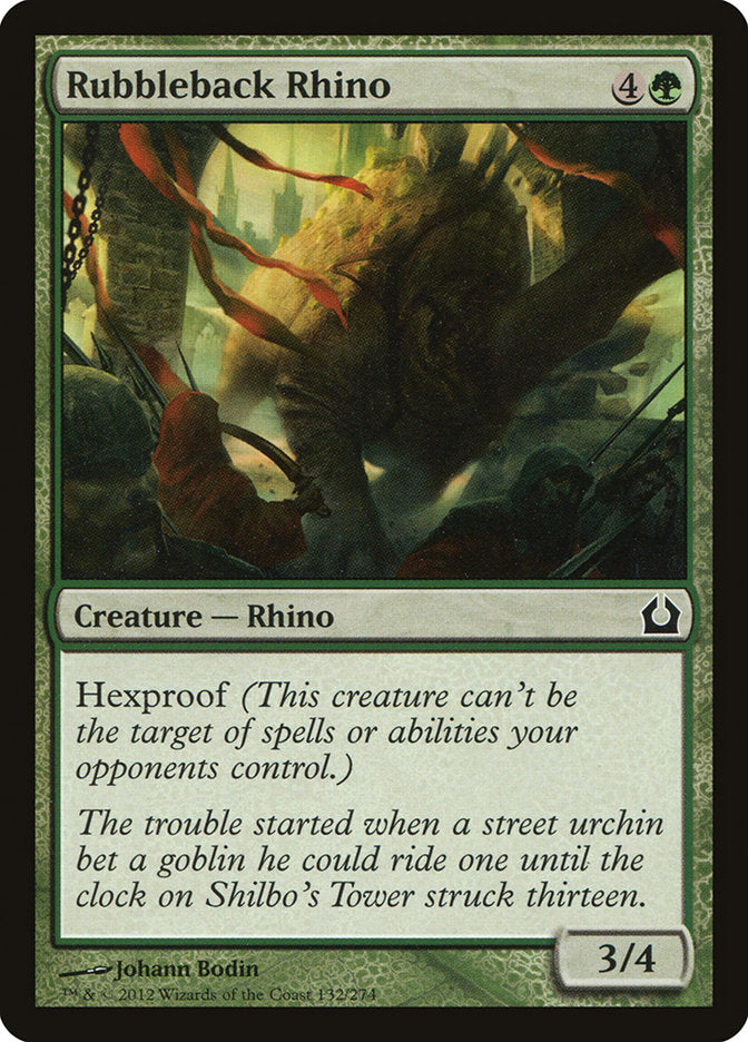 Rubbleback Rhino [Return to Ravnica] | Local Legends