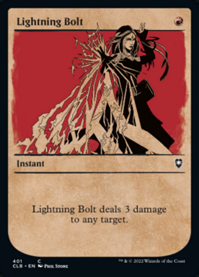 Lightning Bolt (Showcase) [Commander Legends: Battle for Baldur's Gate] | Local Legends