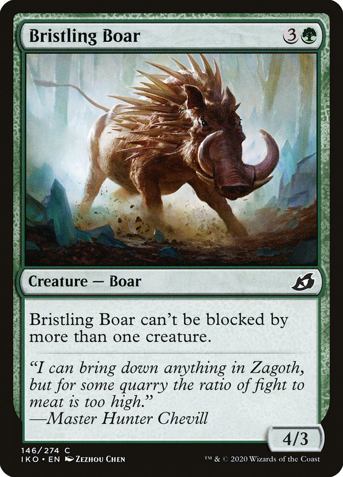 Bristling Boar [Ikoria: Lair of Behemoths] | Golgari Games