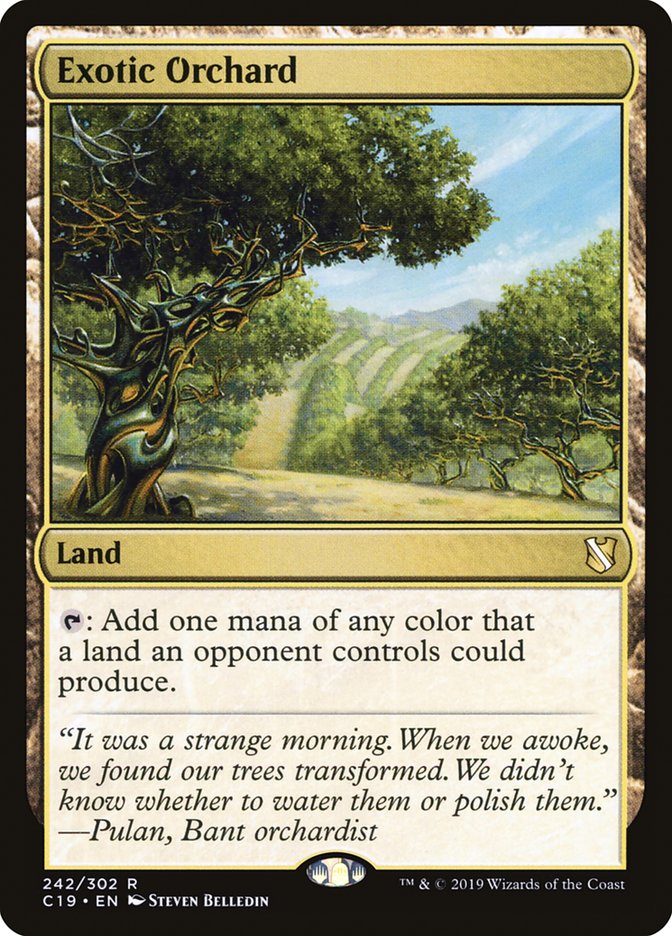 Exotic Orchard [Commander 2019] | Golgari Games