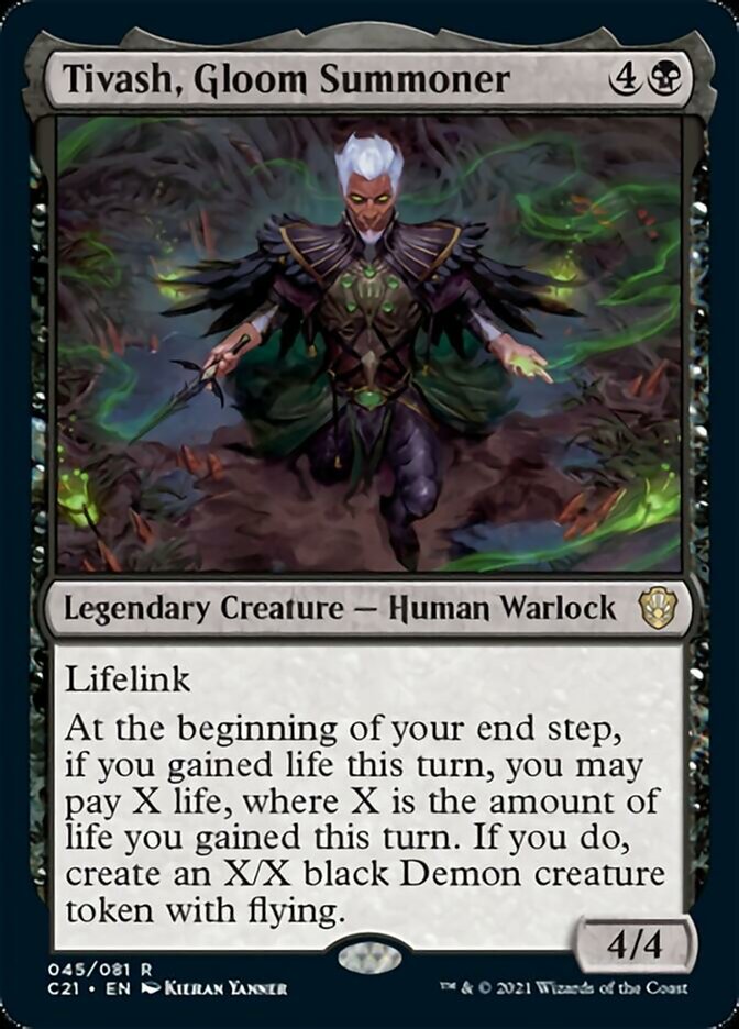 Tivash, Gloom Summoner [Commander 2021] | Local Legends