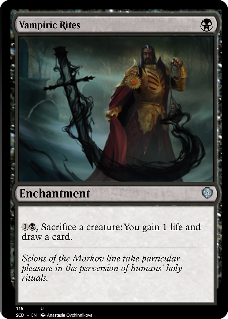 Vampiric Rites [Starter Commander Decks] | Local Legends