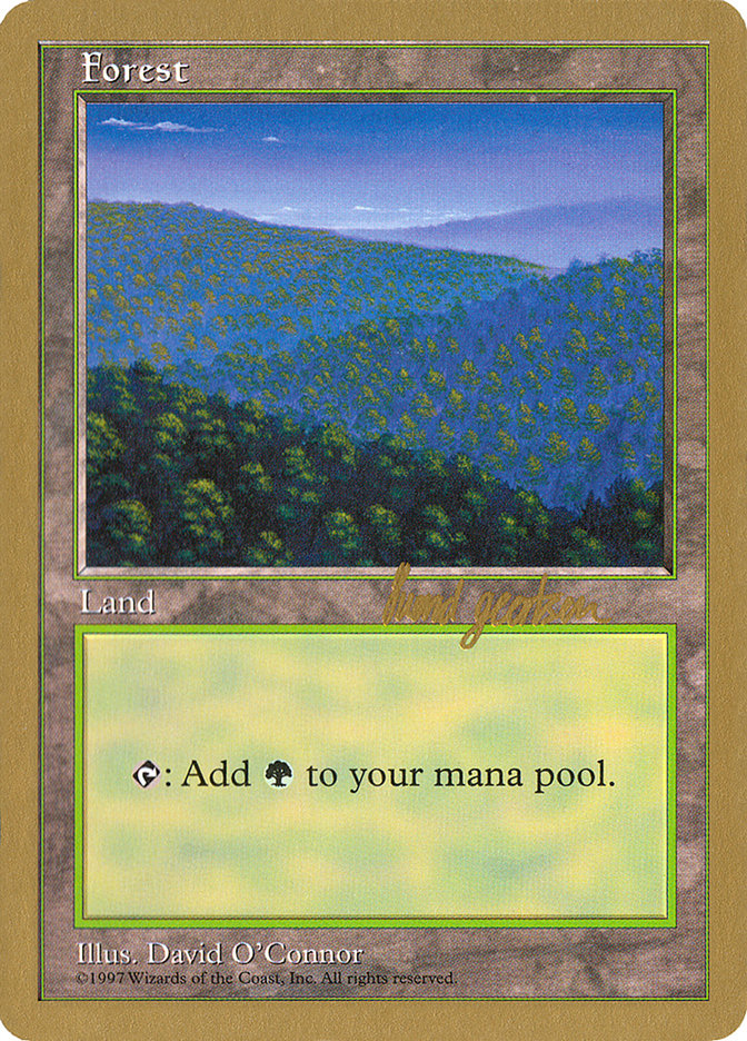 Forest (418) (Svend Geertsen) [World Championship Decks 1997] | Local Legends