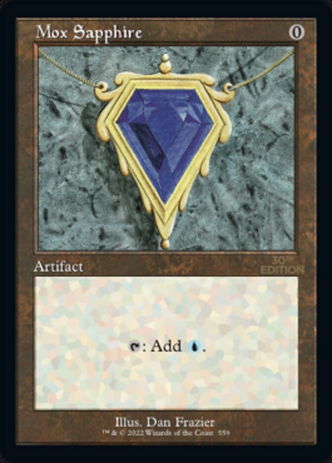Mox Sapphire (Retro) [30th Anniversary Edition] | Local Legends