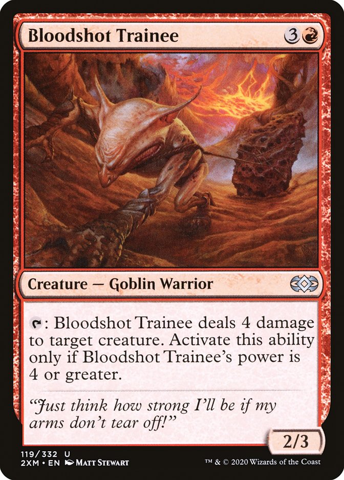 Bloodshot Trainee [Double Masters] | Golgari Games