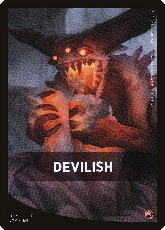 Devilish Theme Card [Jumpstart Front Cards] | Local Legends
