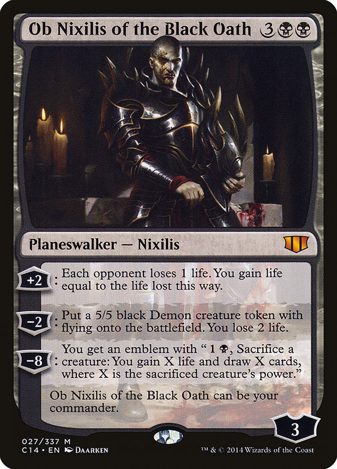 Ob Nixilis of the Black Oath [Commander 2014] | Golgari Games