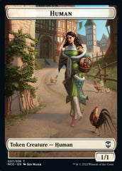 Eldrazi Spawn // Human Double-sided Token [Streets of New Capenna Commander Tokens] | Golgari Games