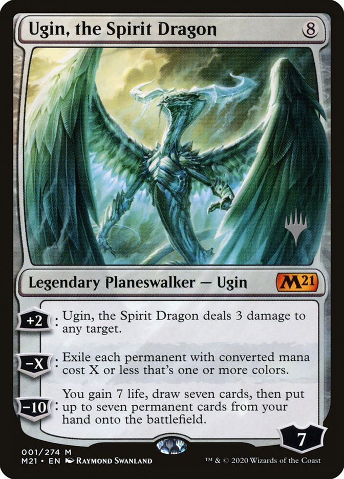 Ugin, the Spirit Dragon (Promo Pack) [Core Set 2021 Promos] | Golgari Games