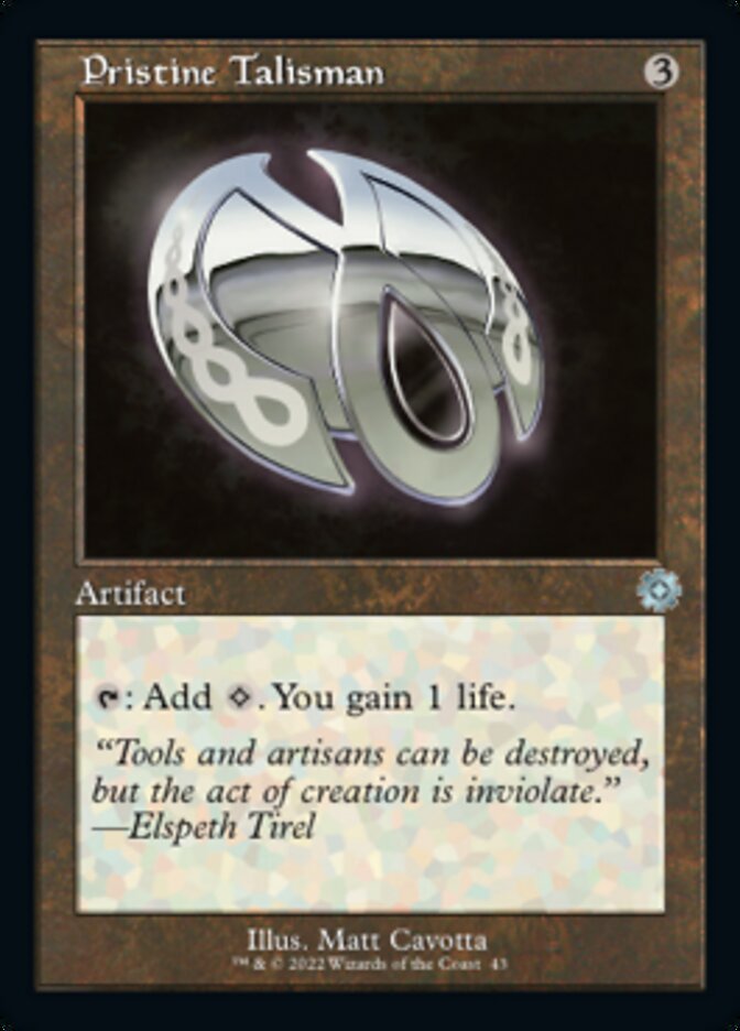 Pristine Talisman (Retro) [The Brothers' War Retro Artifacts] | Local Legends