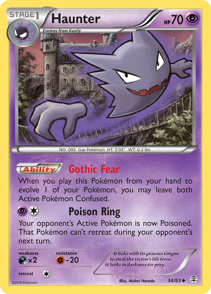 Haunter (34/83) [XY: Generations] | Golgari Games