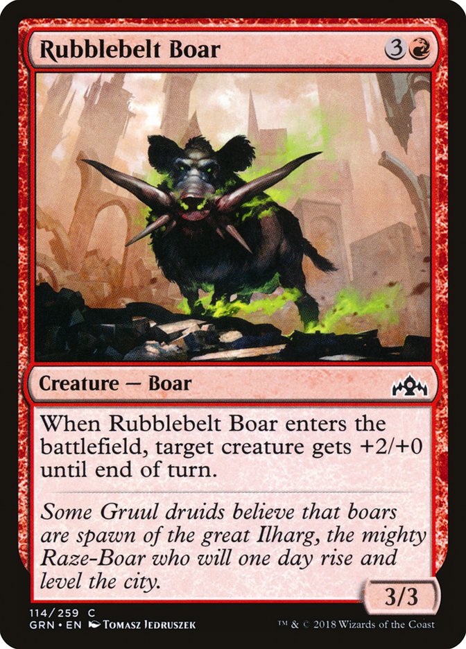 Rubblebelt Boar [Guilds of Ravnica] | Golgari Games