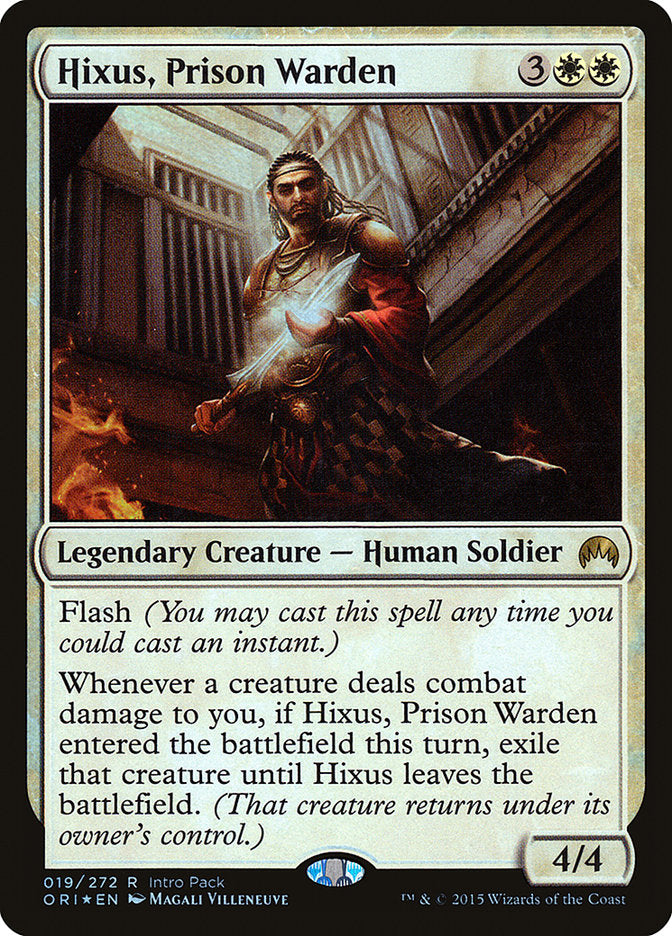 Hixus, Prison Warden [Magic Origins Promos] | Golgari Games