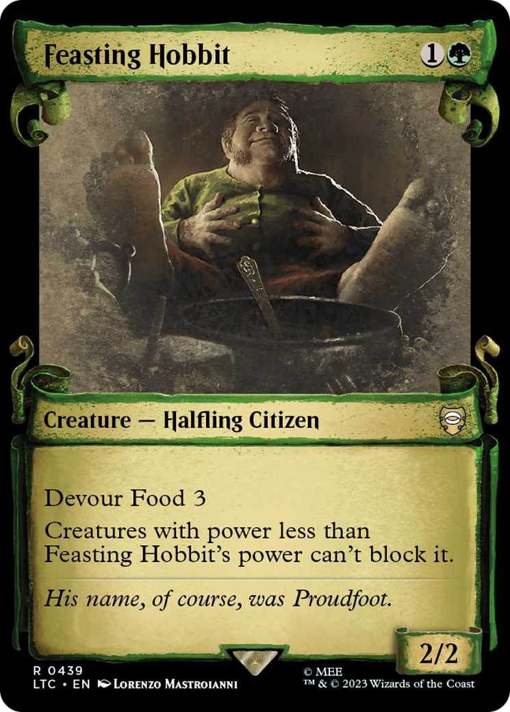 Feasting Hobbit [The Lord of the Rings: Tales of Middle-Earth Commander Showcase Scrolls] | Golgari Games