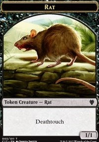 Rat // Cat Double-sided Token [Commander 2017 Tokens] | Golgari Games